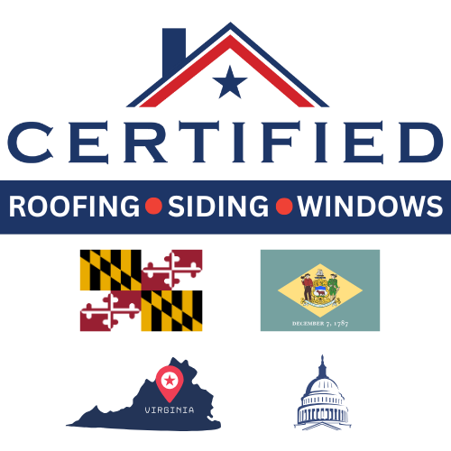 Certified Roofing Proudly serves Maryland, Virginia, Delaware and Washington DC
