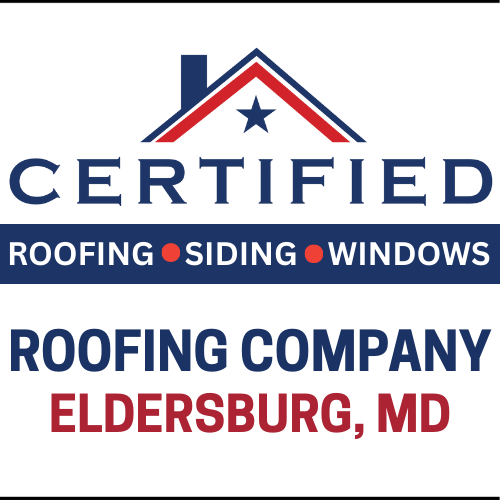 Certified Roofing logo with the text "Roofing Company Eldersburg MD"